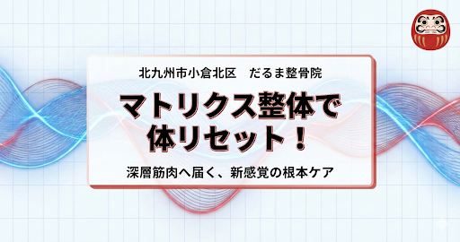 小倉北区のだるま整骨院によるマトリクス整体の解説イメー
